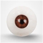 TOP-CYDOLL 瞳の色（可動式） ライトブラウン（血管入り）